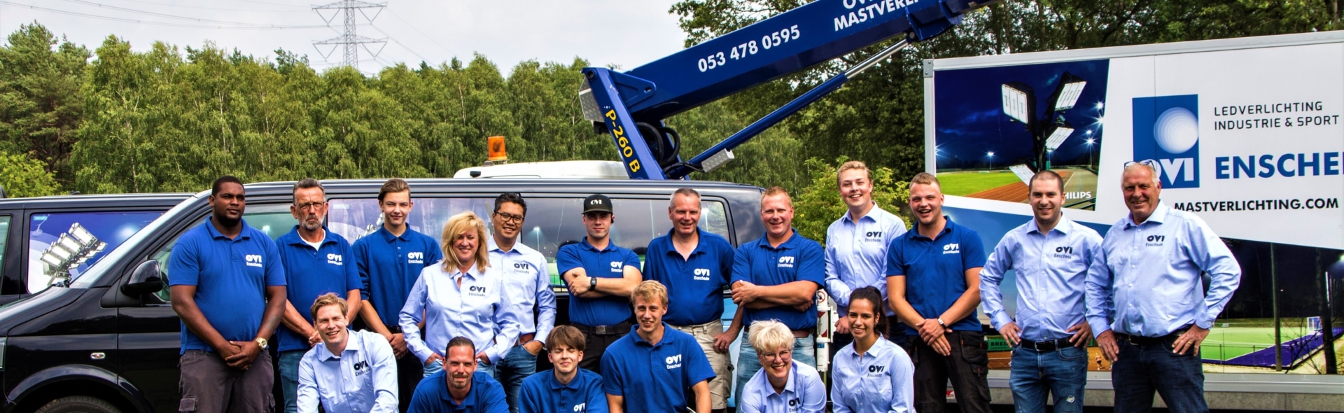 Teamfoto goed met filter, bewerkt